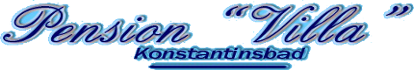 Pension Villa - Konstantinsbad - logo de